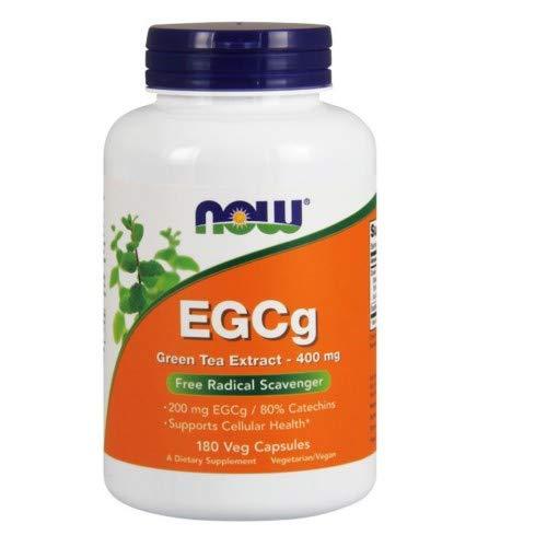 Now Foods NOW Foods EGCg, Green Tea Extract, 400mg, 180 Vcaps (Pack of 2)
