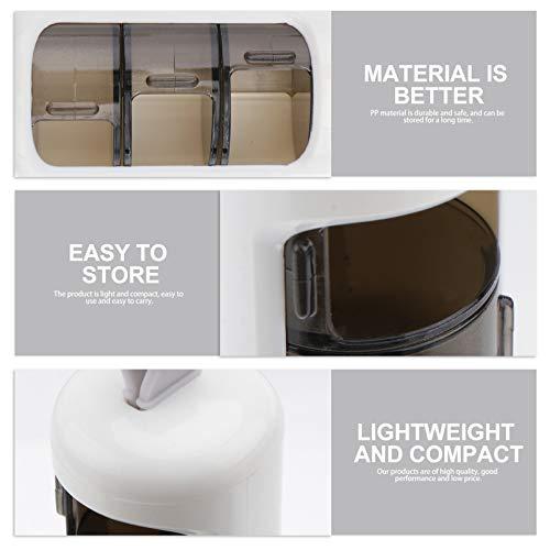 Alipis Alipis 3 Pcs Pill Storage Box Creative Pill Holder Plastic Container Purse Pill Case Purse Holder Mini Pill Organizer Storage Case Travel Tablet Plastic Abs White Medicine Chest