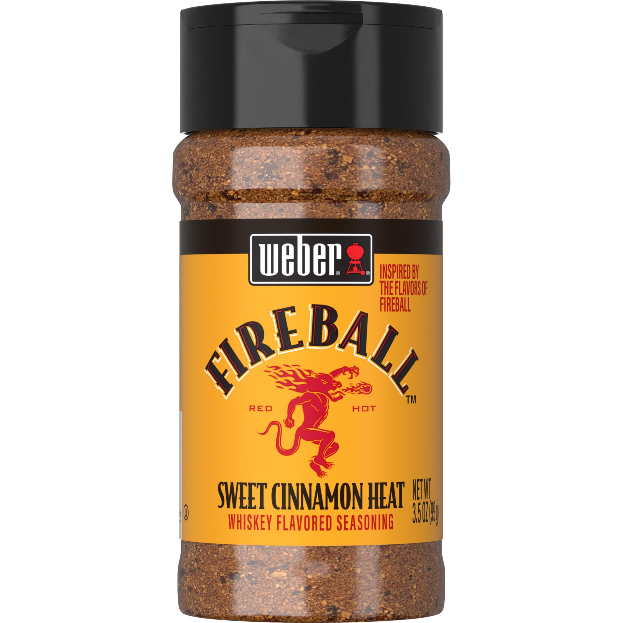 Weber Seasonings Weber Fireball Whiskey Flavored Seasoning, 3.5 Ounce