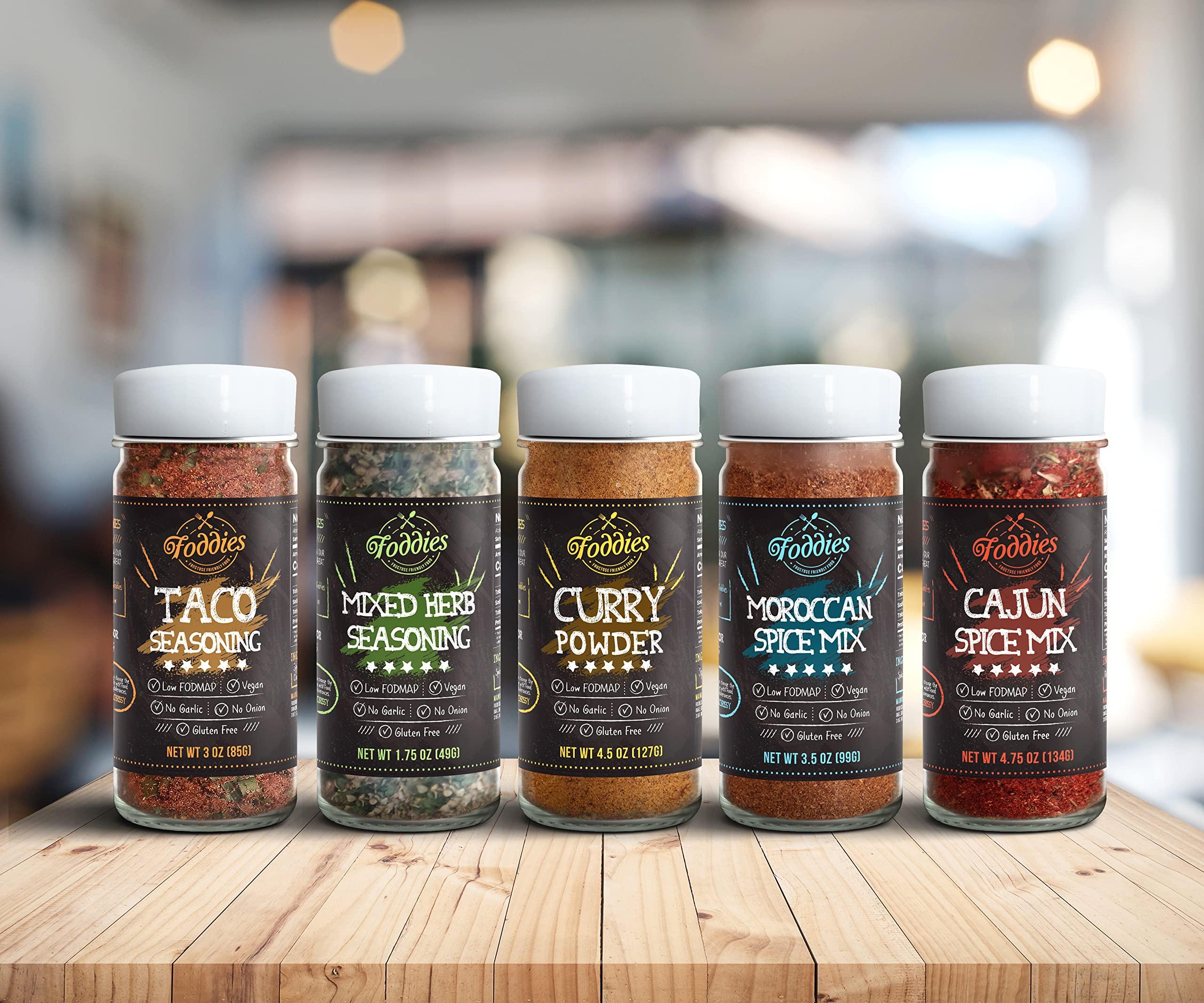 FODDIES FRUCTOSE FRIENDLY FOOD Foddies Curry Powder, Low FODMAP, Gluten Free, No Onion No Garlic, Vegan, Plant Based, IBS Friendly