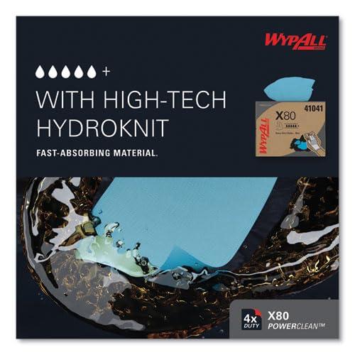Wypall Wypall X80 Towels, 12-1/2\"w x 16-13/16\"d