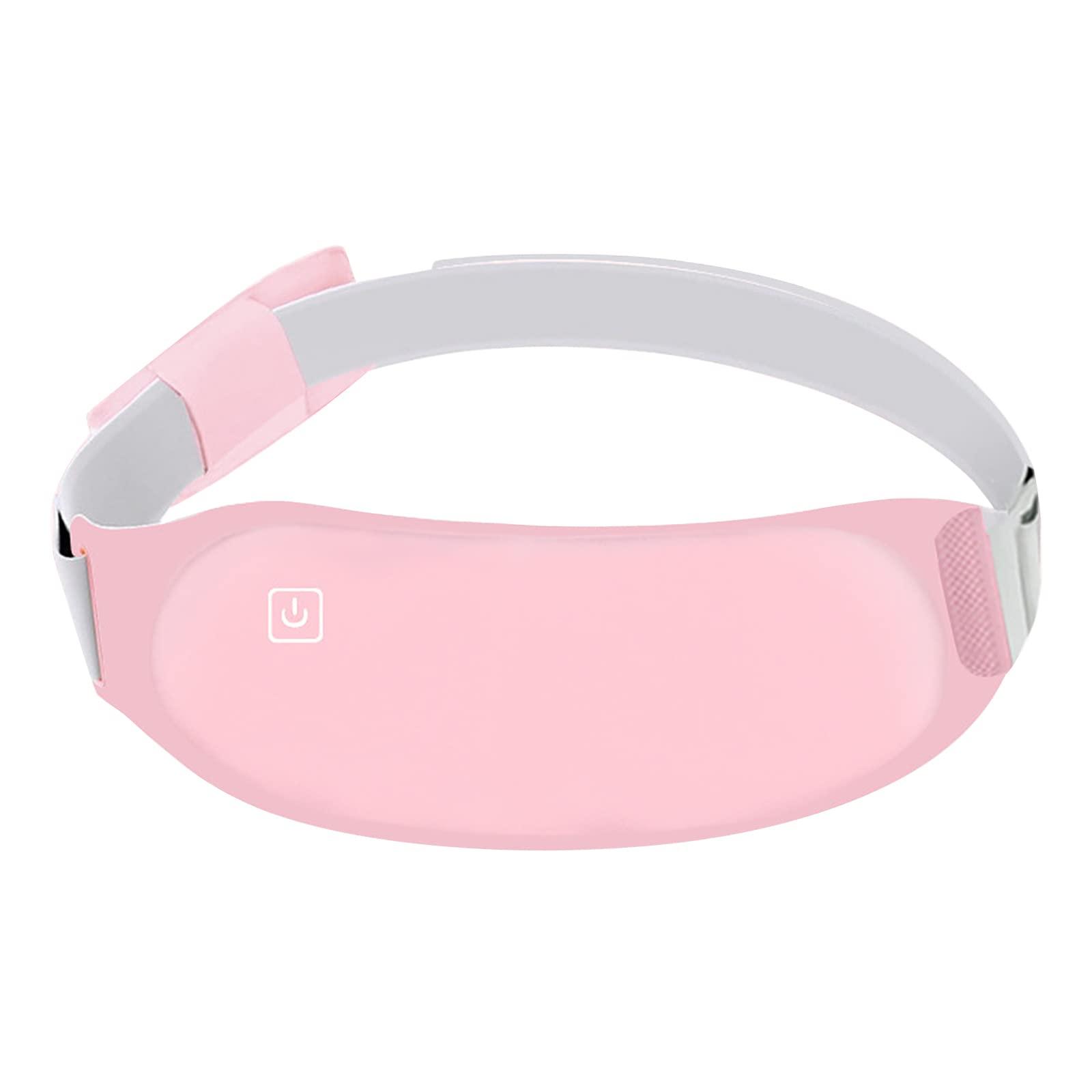 IPENNY IPENNY Portable Washable Heating Pads Abdominal Waist Massage Belt for Menstrual Pain with 5 Massage Mode and 3 Heat Levels Belly Back Electric Heated Device for Women