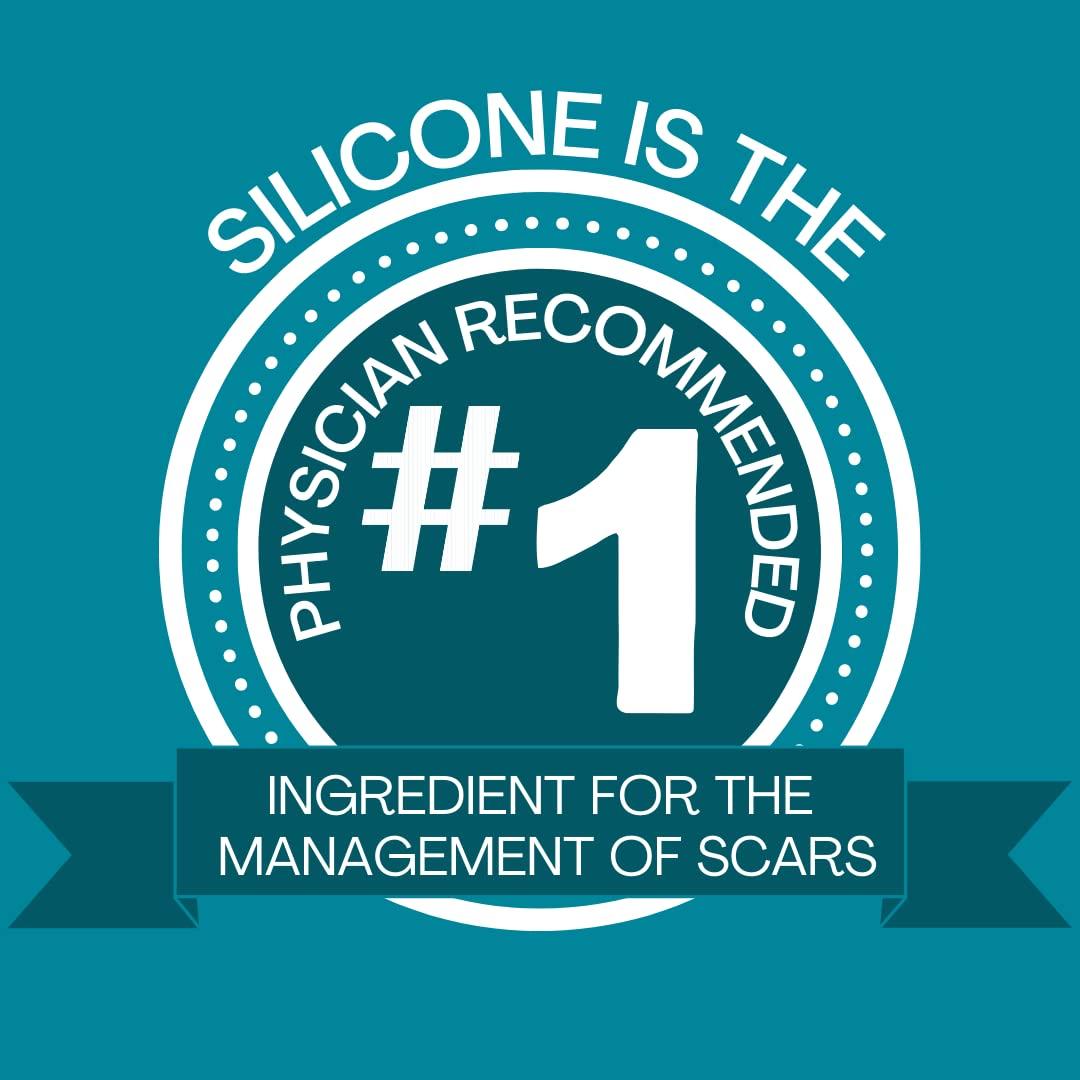 MyNewGel NewGel+ Advanced Silicone Professional Scar Treatment Tape for Irregular Shaped Scars from Surgery, Injury, Keloids, Burns, Reusable, 5\" x 6\" (1 Count) (Clear)