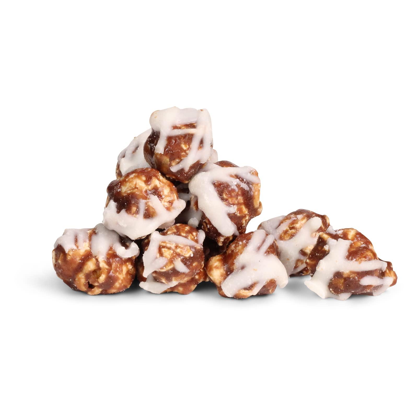 It's Delish Chocolate Swirl Popcorn by Its Delish, 8 Oz Bulk Bag, Festive Chocolate Air Popped Sweet Crunchy Popcorn with Chocolate Corn Snack, Parties – Gluten Free, Vegan, Kosher