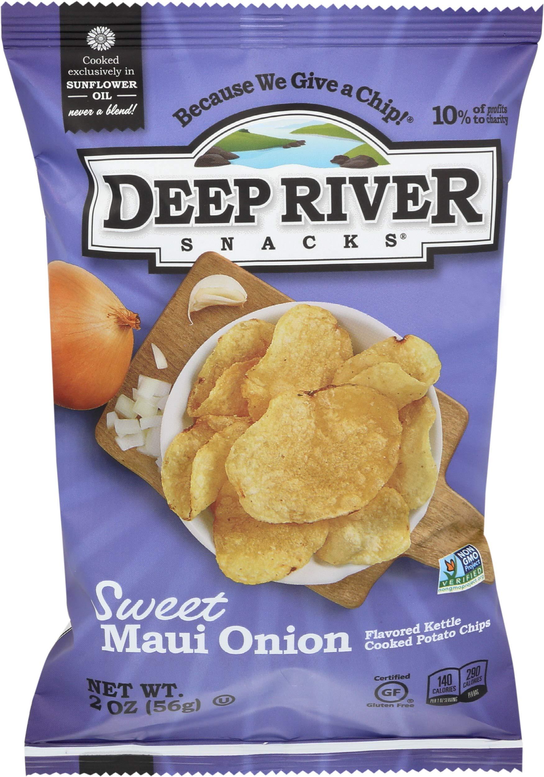 Deep River Snacks DEEP RIVER SNACKS Sweet Maui Onion Potato Chips, 2 OZ