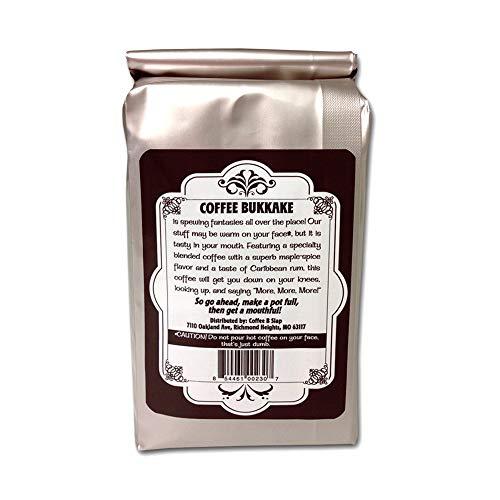 Coffee Bitch Slap Coffee Bukkake - Mouth Worthy Blended Coffee Flavored with Maple/Spice & Caribbean Rum - Ground 12oz