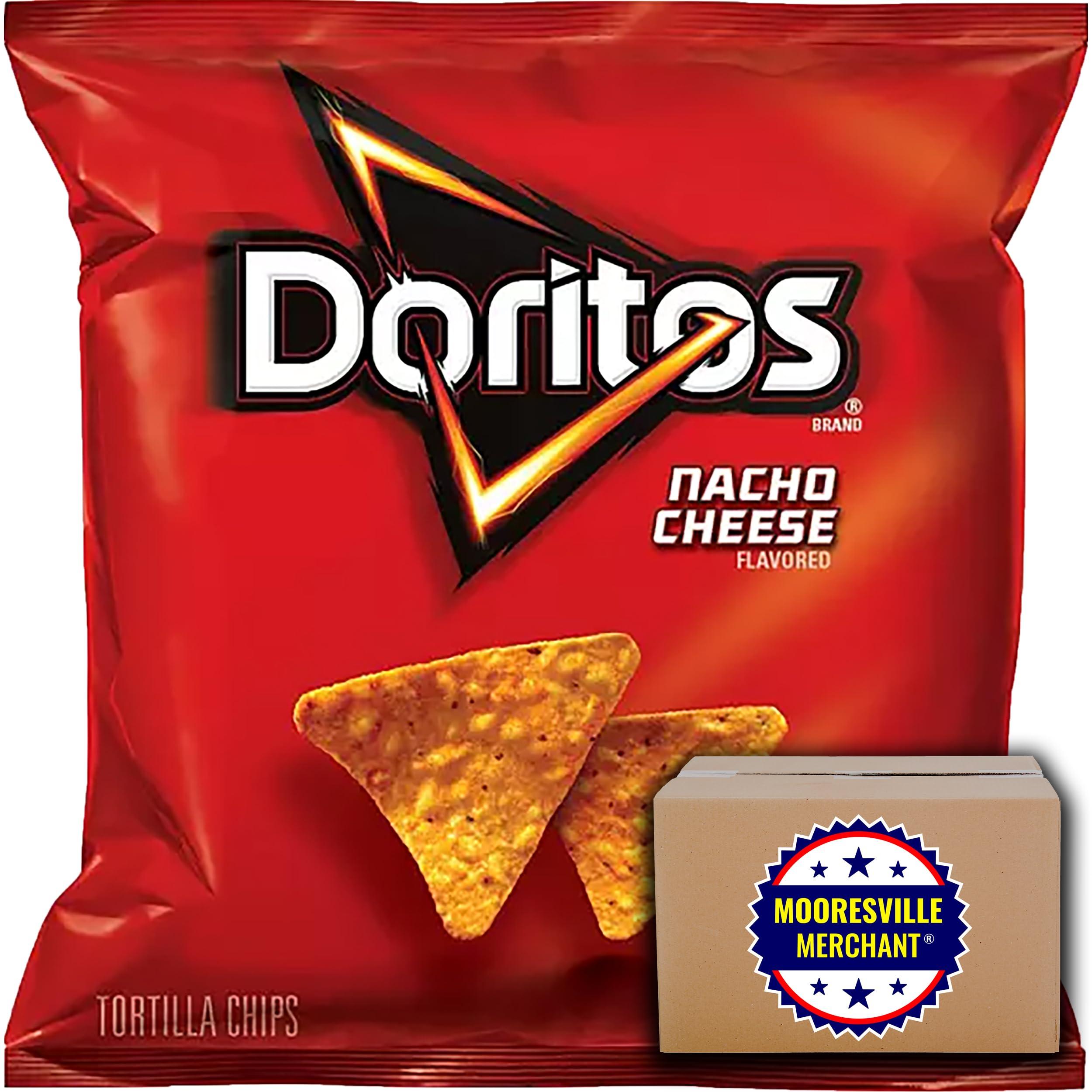 Mooresville Merchant Doritos Nacho Cheese Tortilla Chips, 1 oz, 50 Bags with Mooresville Merchant Decal