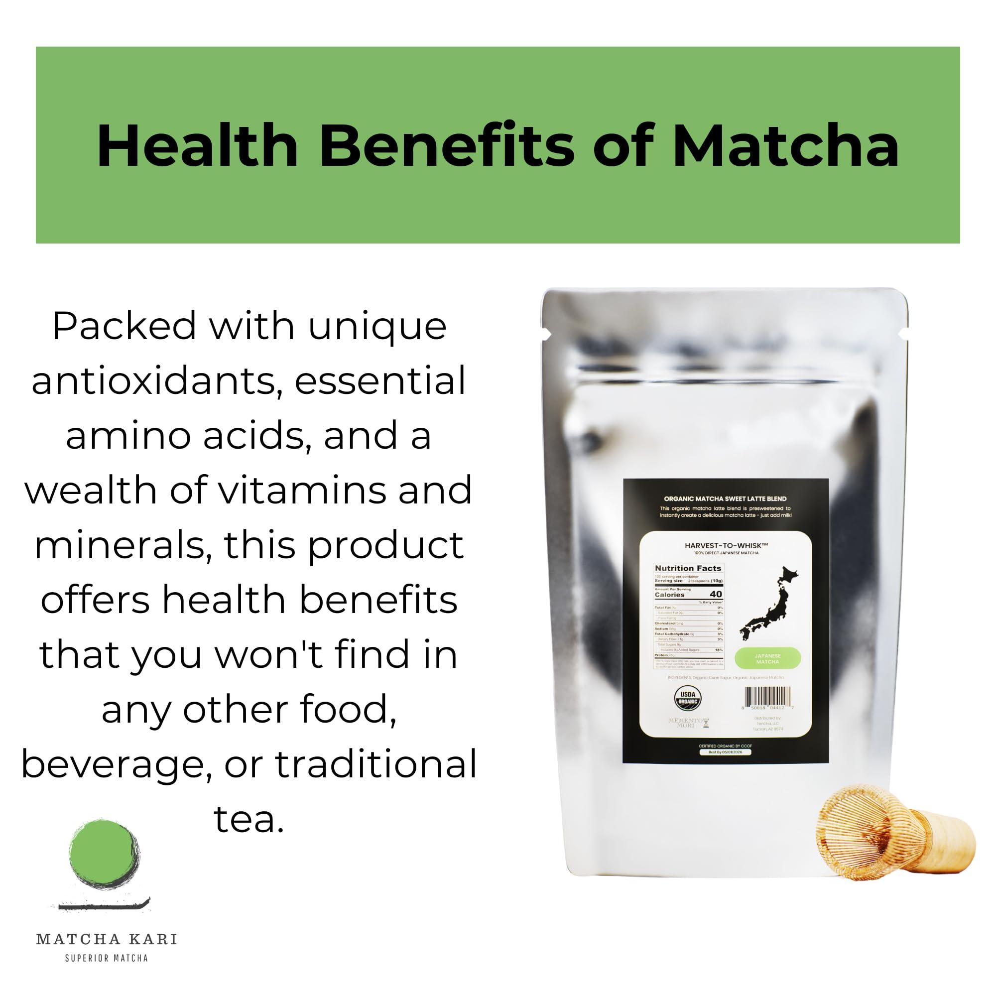 Matcha Kari Matcha Kari Sweetened Matcha + 12 Count Sticks