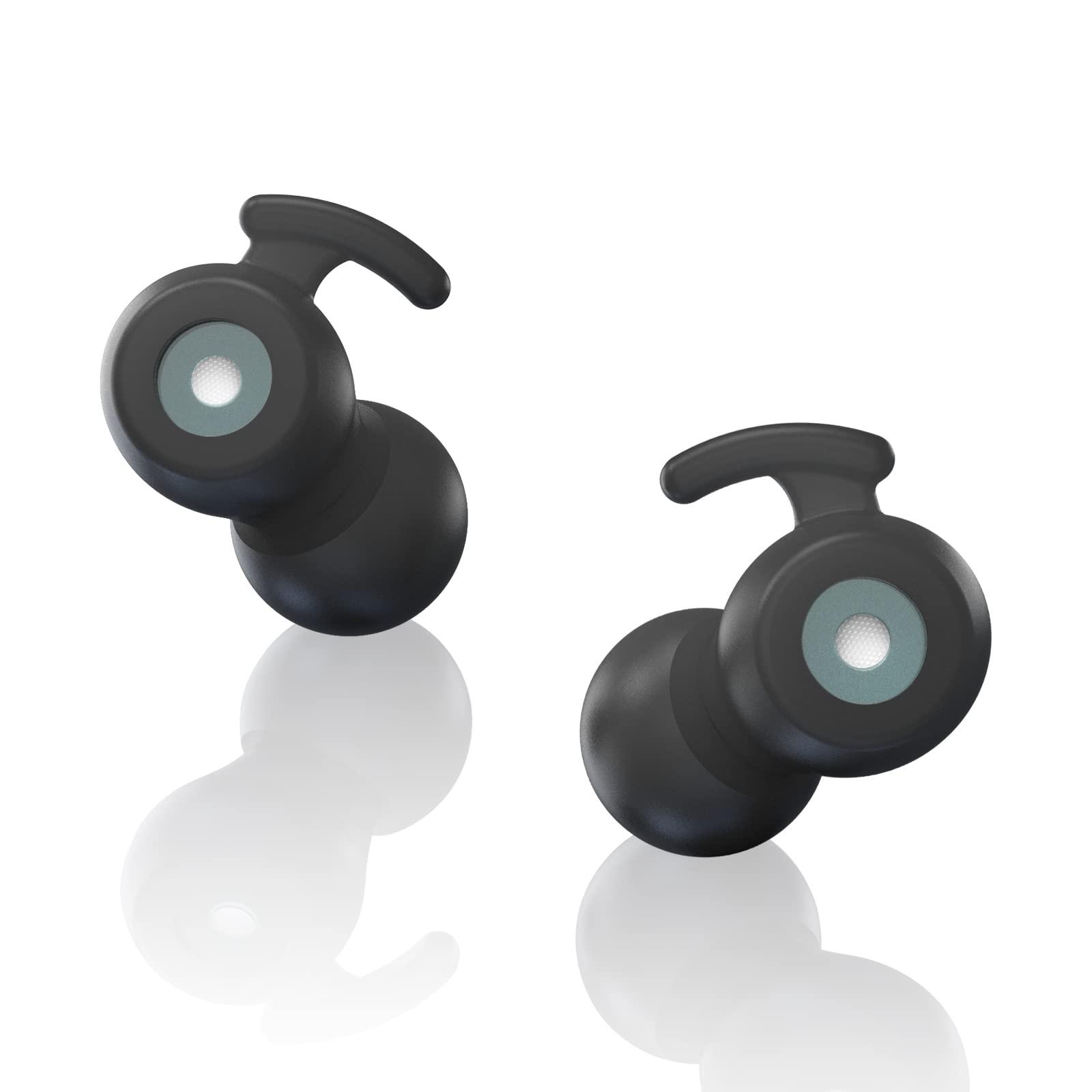 AGICEA Ear Plugs for Noise Reduction, Noise Cancelling Ear Plugs, Hearing Protection Earplugs, Soft and Reusable Ear Plugs for Sleeping, Study or Flights, 14 Silicone and Foam Ear Tips in XS/S/M