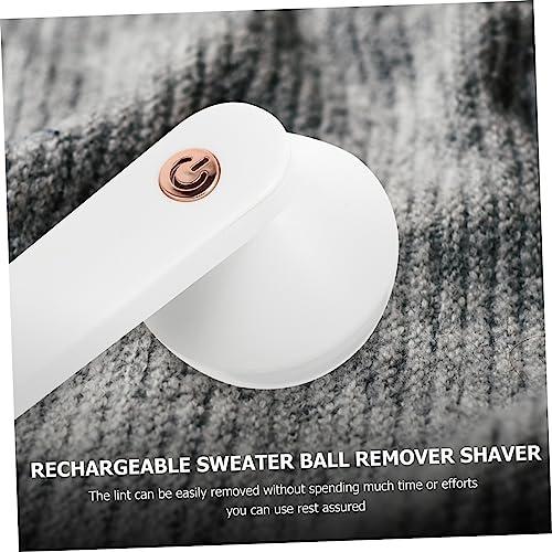 KOMBIUDA KOMBIUDA Carpet Lint Scraper Carpet Shaver Fuzz Remover Fabric Shaver Sweater Shaver Portable Lint Remover Fuzz Shaver Sofa Lint Brush Home Tools White Metal Electric