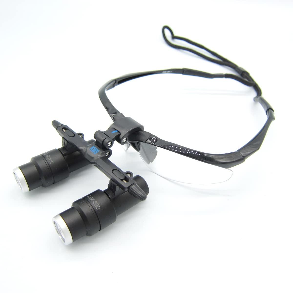 NSKI 4.0X Binocular Loupes Magnifying Glasses FD-501K High Glasses Loupes Protective Spectacles Glasses
