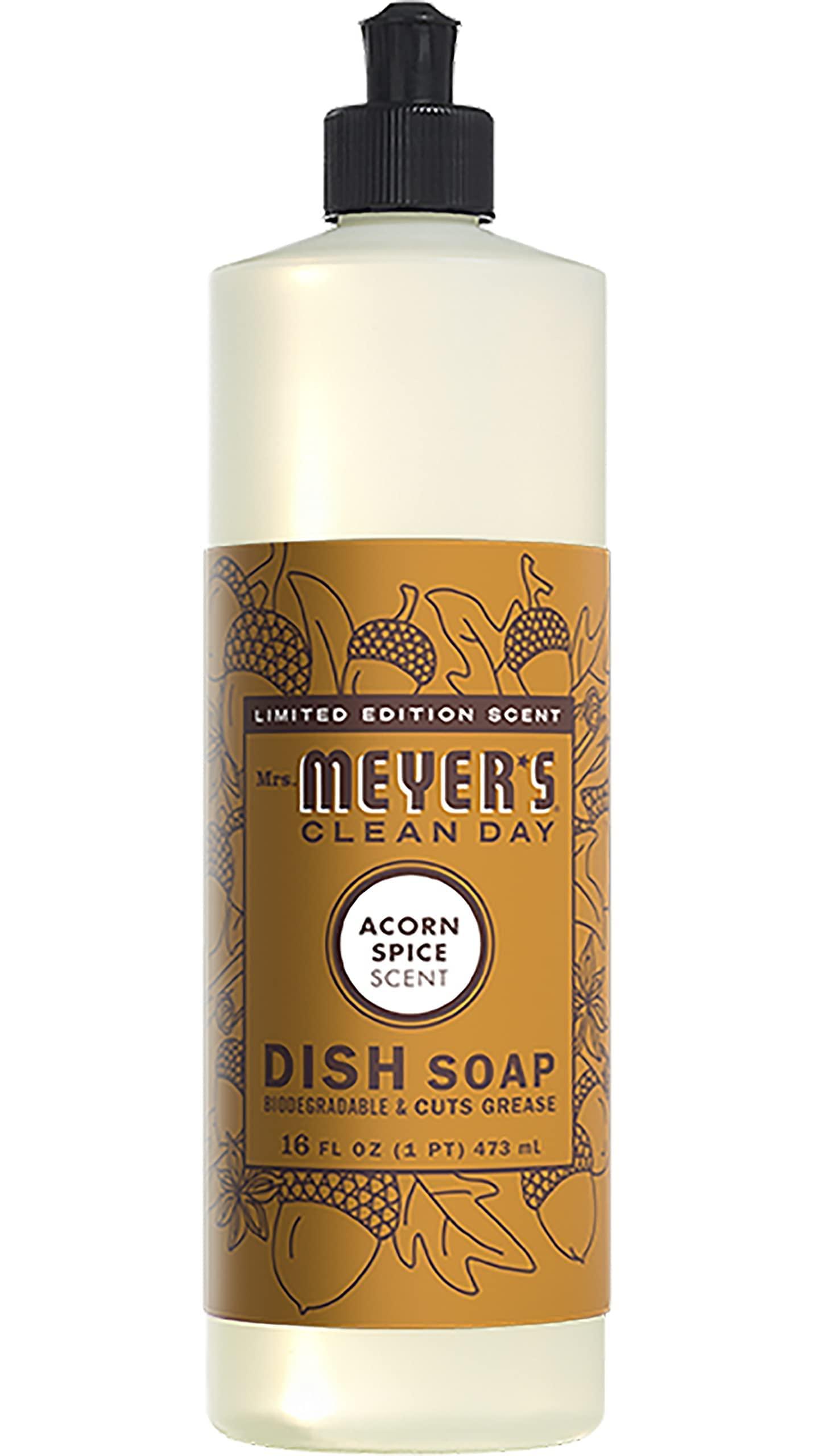MRS. MEYER\'S CLEAN DAY Mrs. Meyer\'s Acorn Spice Kitchen Set Variation, Includes, 1 Hand Soap, 1 Dish Soap, and 1 Multi Surface Cleaner 3 ct.