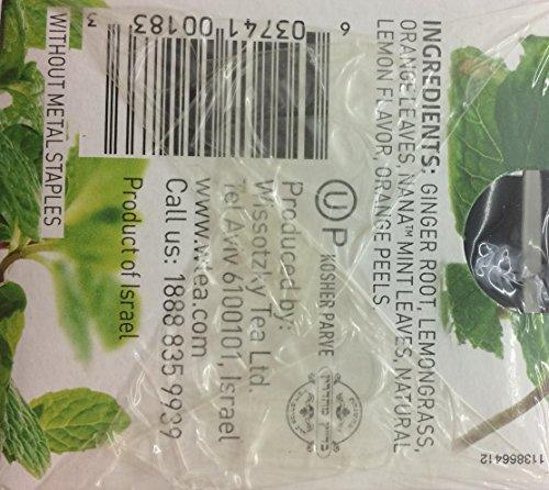 Wissotzky Tea Wissotzky Tea Nana Tea Ginger & Citrus With Nana Mint 1.41 Oz. Pk Of 6.