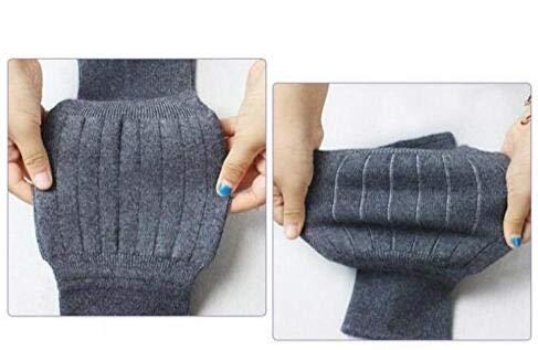 erioctry Unisex Cashmere Wool Knee Brace Pads Winter Warm Thermal Knee Warmers Sleeve for Women Men