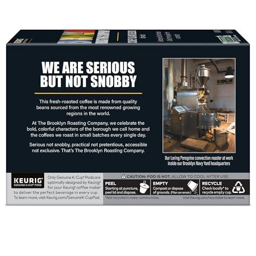 Brooklyn Roasting Company Brooklyn Roasting Company Coney Island Blend, Single Serve Keurig K-Cup Pods, Dark Roast Coffee, 10-Count Box