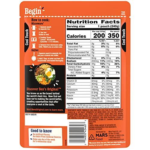 BEN'S ORIGINAL BEN'S ORIGINAL Ready Rice Korean BBQ Flavored Rice, Easy Dinner Side, 8.5 OZ Pouch (Pack of 12)