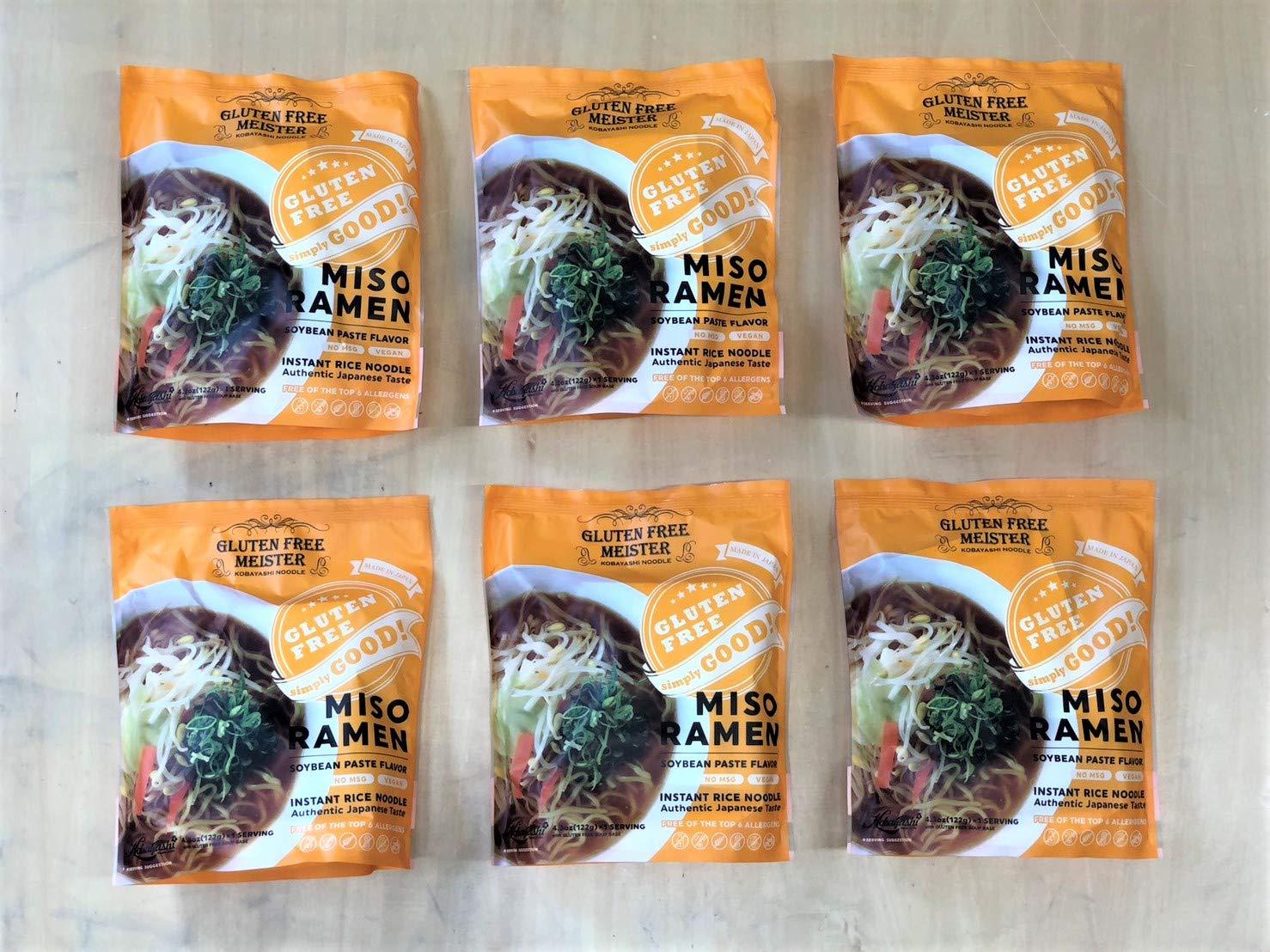 GLUTEN FREE MEISTER Gluten Free Meister Japanese Miso Ramen 6pk (Vegan)