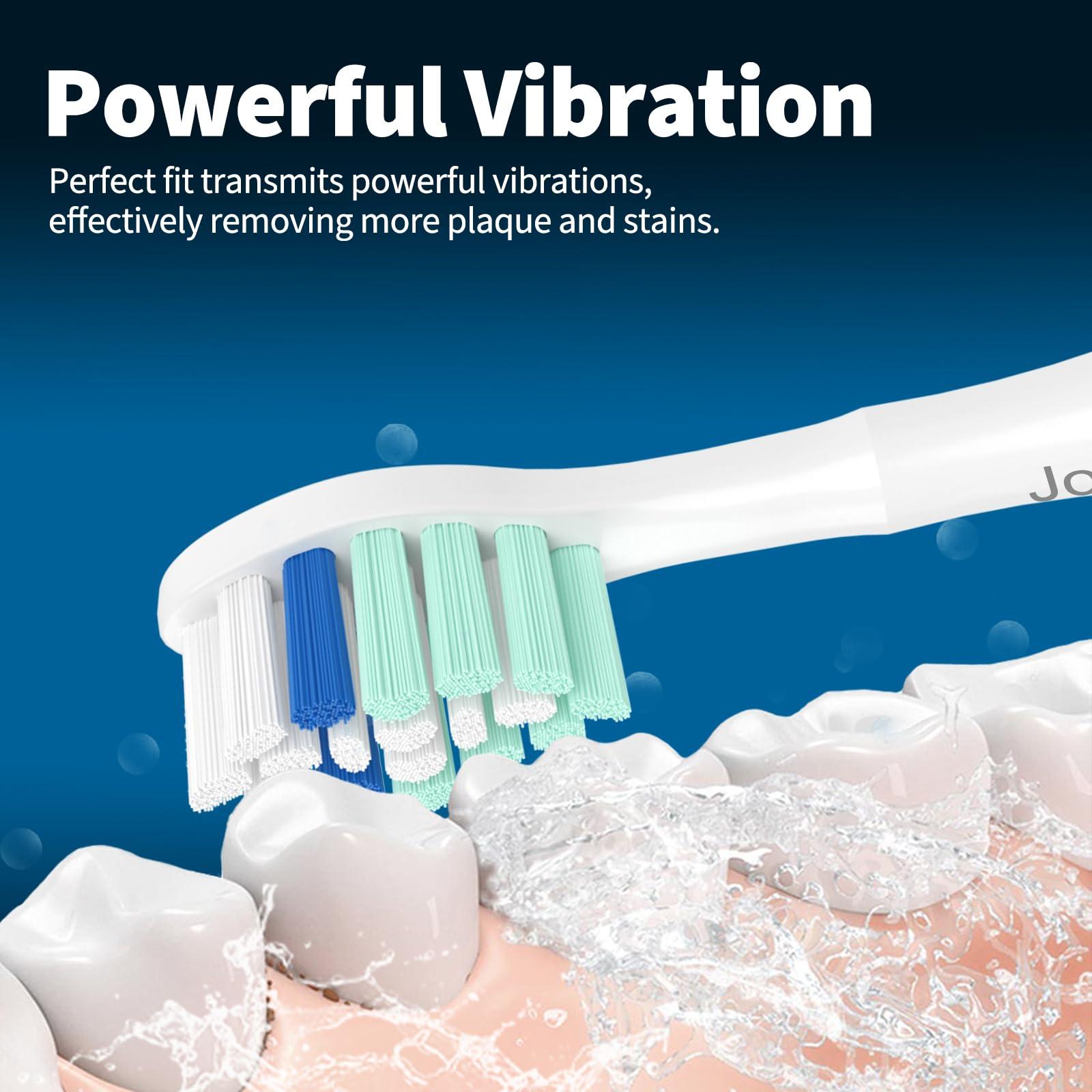 Joryama Replacement Toothbrush Heads for Philips Sonicare Replacement Heads, Electric Replacement Brush Head Compatible with Phillips Sonicare C2 C1 4100,12 Pack