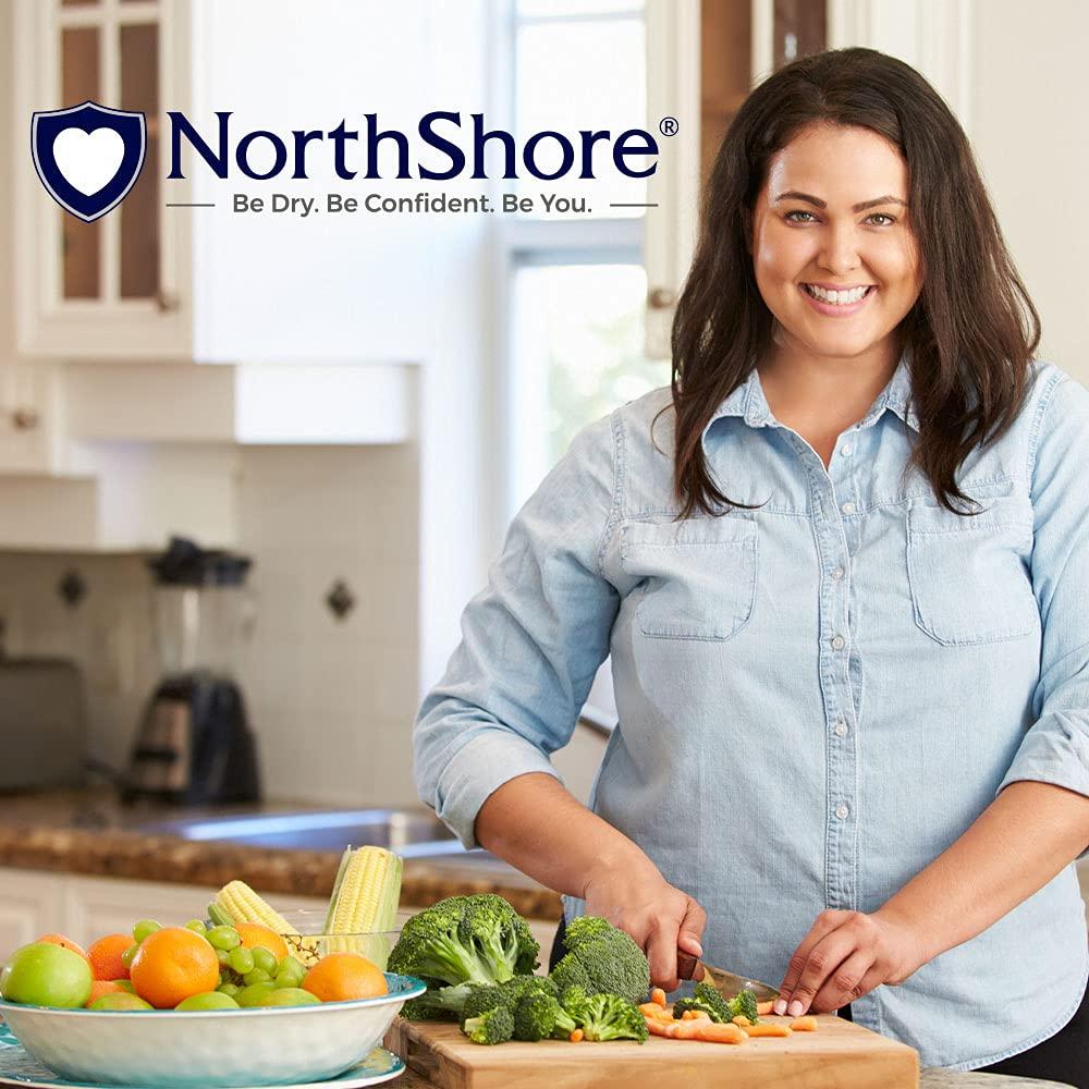 NorthShore NorthShore GoSupreme Overnight Incontinence Underwear, 8-Hour Pullup Style, X-Large, 56 Count Case, Pink, 44-56 inches, Unisex Adult Diapers