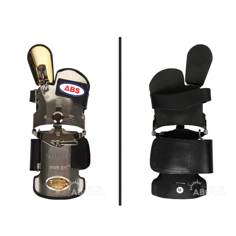 [ABS ROBOWRISTOEM] ABS ROBOWRIST Gold Finger Right Hand Bowling Wrist Support Accessories (Small)