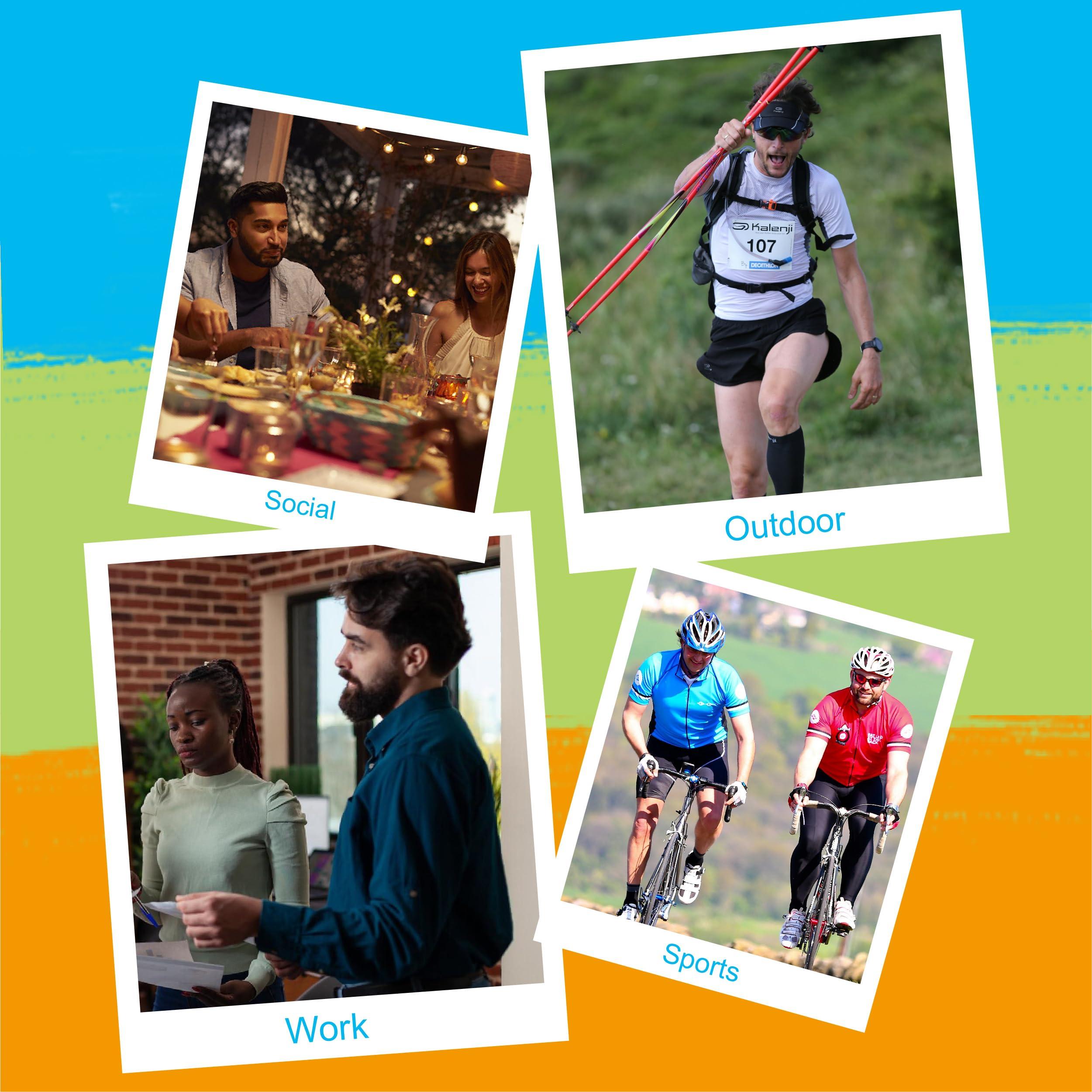 IRISMORII RISMORII Mens Leakproof Underwear Washable Adult Bladder Protection Incontinence Absorbent Trunk 60 ML Absorbency (Dark Blue L)