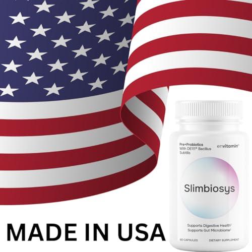 envitamin envitamin Slimbiosys Ultra Probiotic Capsule - Pre & Probiotics for Women & Men - Support Your Microbiome