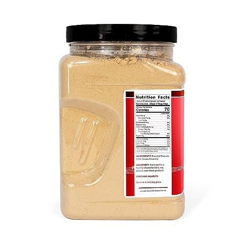 Hoosier Hill Farm Hoosier Hill Farm Peanut Butter Powder, 2LB (Pack of 1), No Additives, 100% Peanut Powder, 8g of Protein per serving