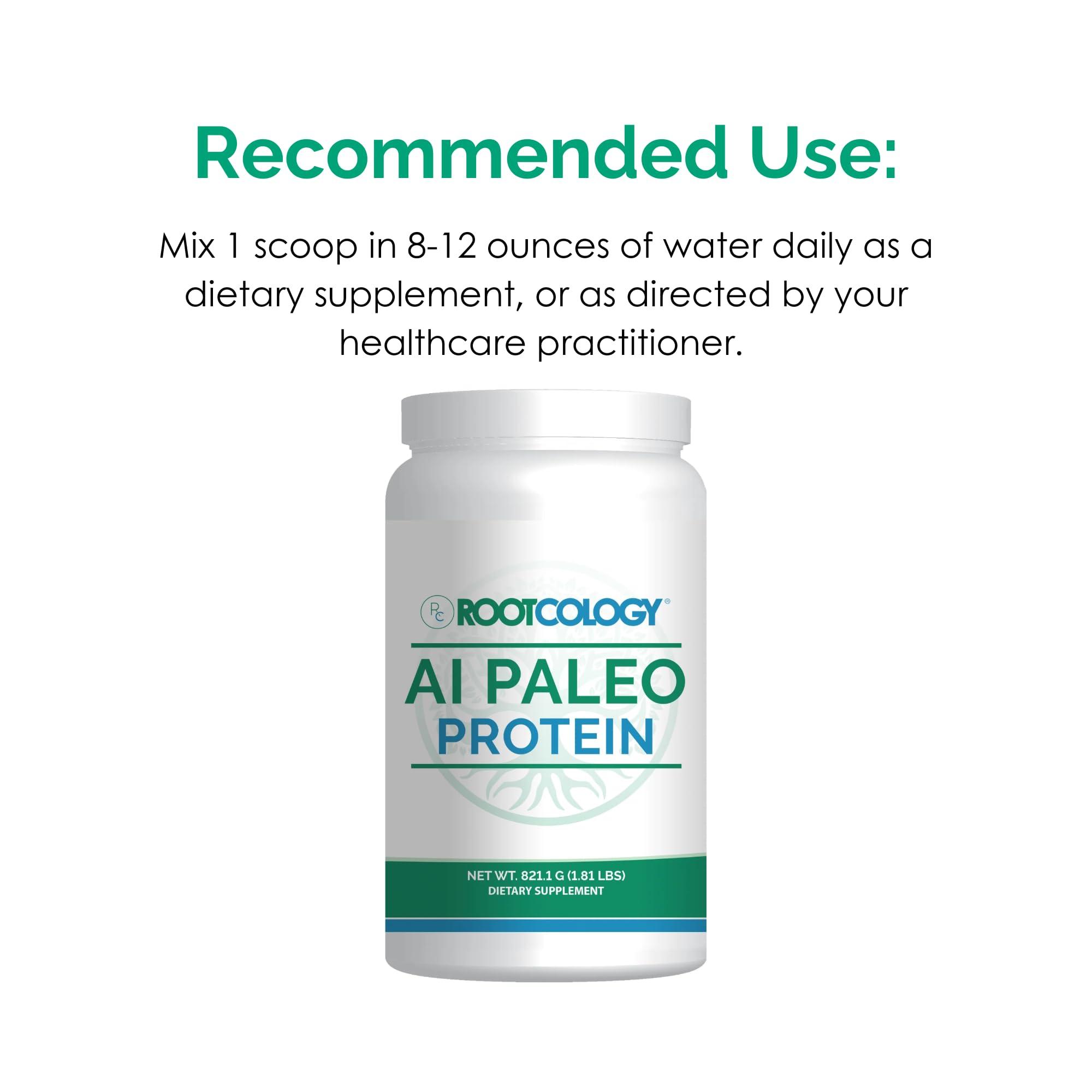 Rootcology Rootcology by Dr. Izabella Wentz | AI Paleo Protein | Unflavored Hydrolyzed Beef Protein Powder with 26g Beef Protein per Serving | 821.1g / 30 Servings