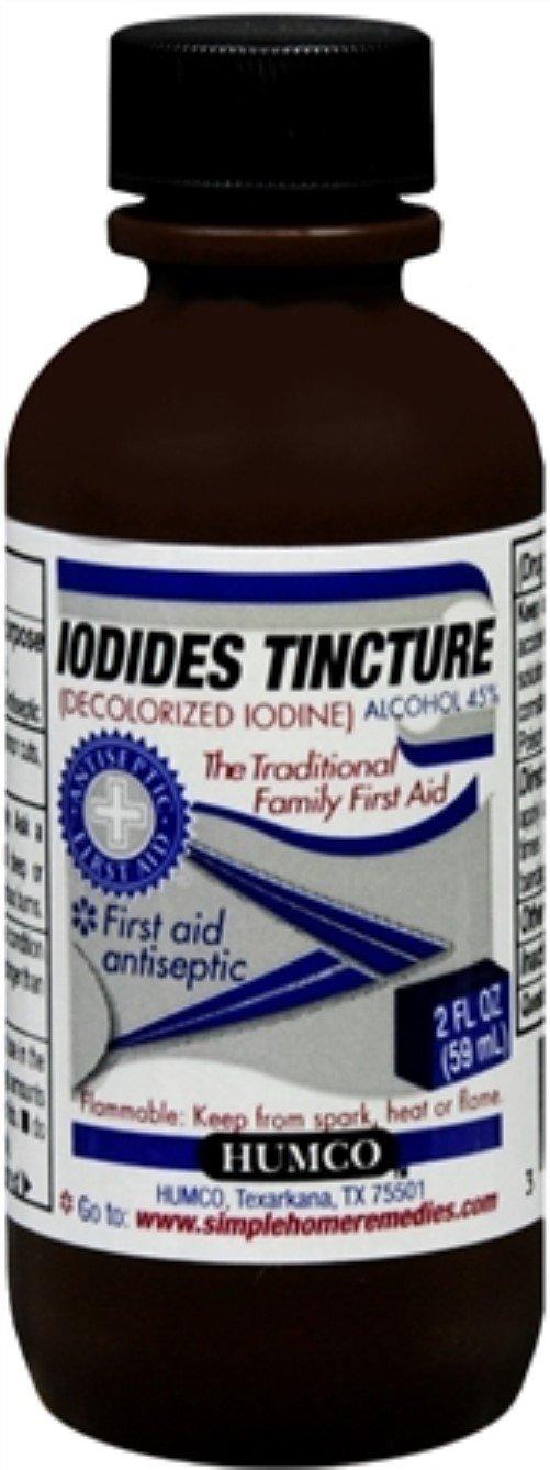 Humco Humco Iodides Tincture (Decolorized Iodine) 2 oz (Pack of 10)