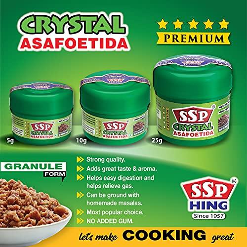 SSP ASAFOETIDA SSP Crystal Asafoetida(Hing) (25G)