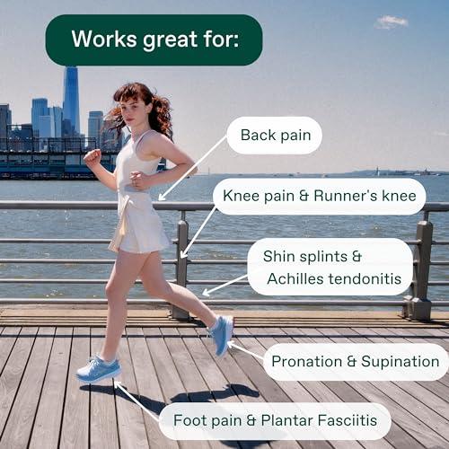 Fulton Fulton Insoles Women\'s Active Inserts with Custom Molding - Cork & Shock Absorption for Stability - Athletic Running Insoles for Women Prevent Overpronation, Pain & Shin Splints (Women\'s Size 4.5-5)