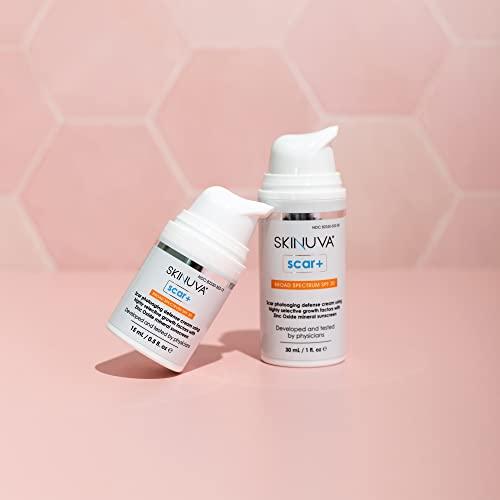 Skinuva Skinuva Next Generation Scar+ Cream - Advanced Scar+ SPF 30 Silicone Cream Matrix Formulated with Growth Factors (0.5 oz)