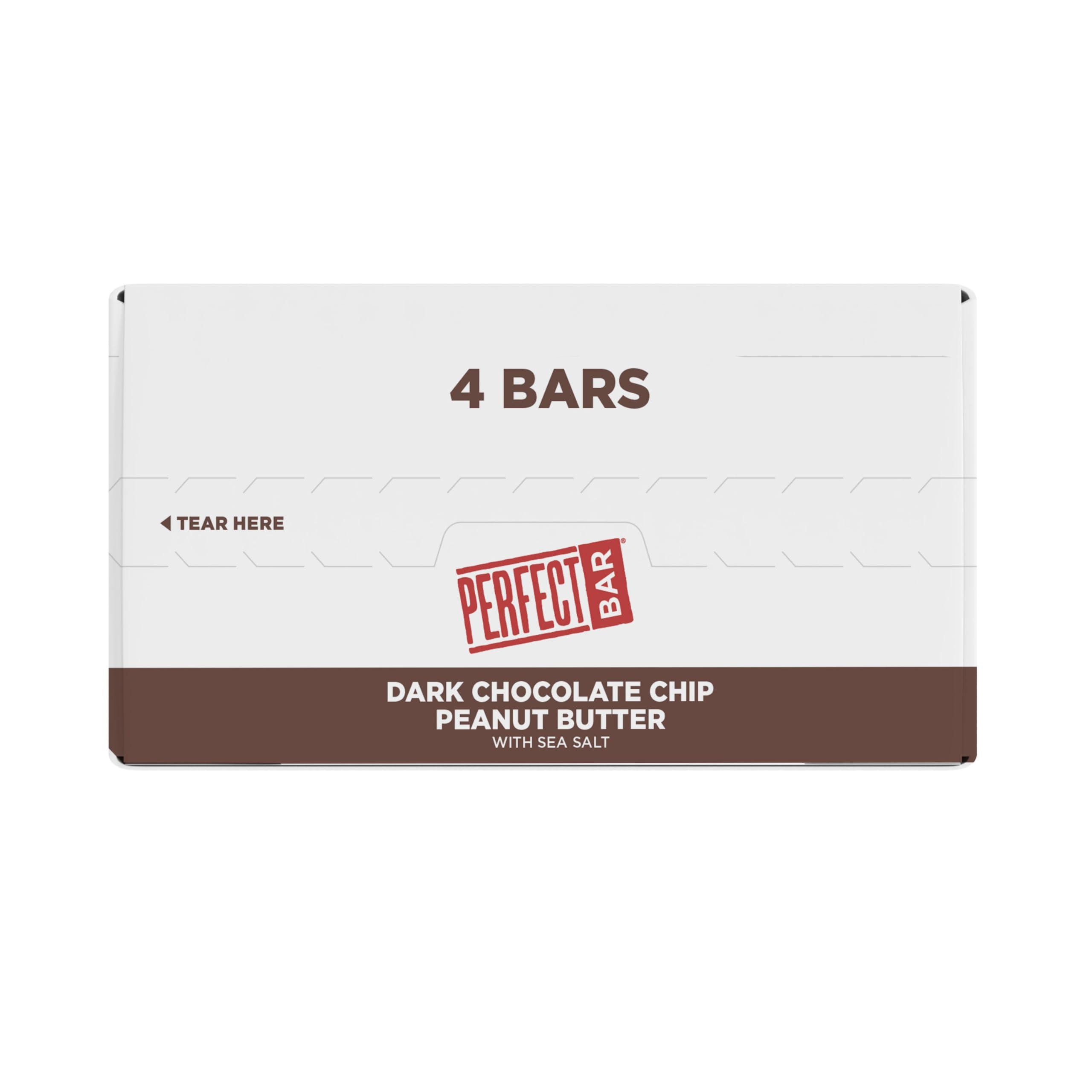 Perfect Bar Perfect Bar Gluten-Free Dark Chocolate Chip Peanut Butter Protein Bar, 4 count, 2.3 oz