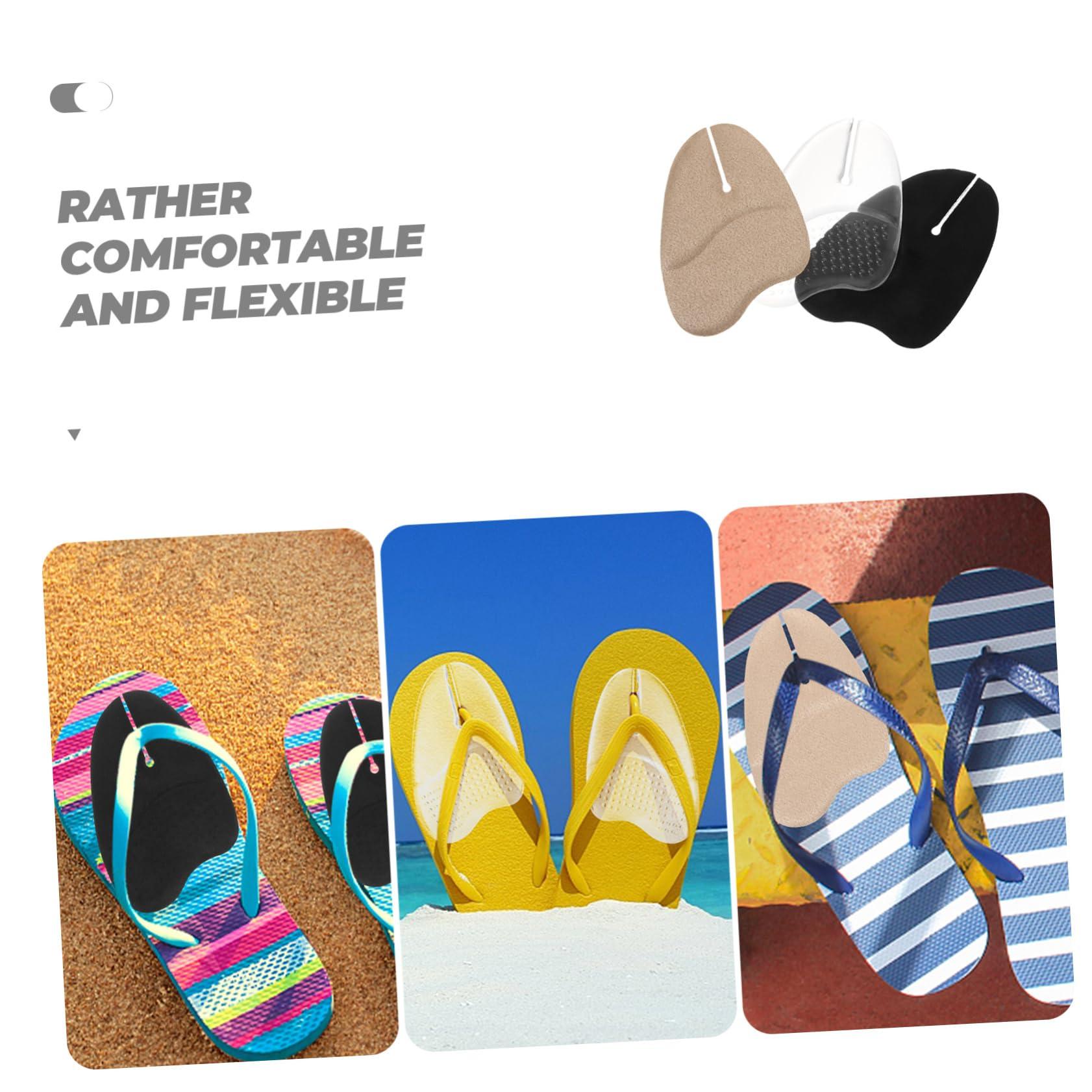 Healeved Healeved Toe Protector 3 Pairs Toe Guards Sandals Flip-flops Toe Pad Toe Cushion Sandal Inserts Sandal Toe Protectors Forefoot Cushion Shoes Toe Protectors Feet Gel Floor Mat Toe Cushions