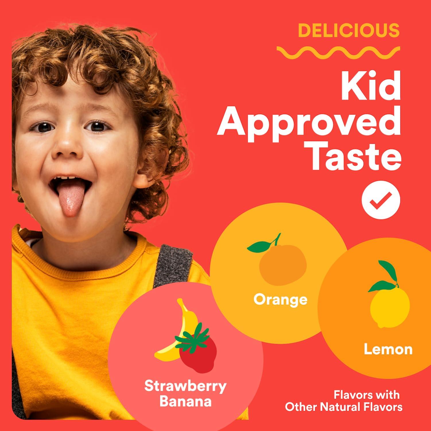 SmartyPants SmartyPants Kids Multivitamin Gummies - Improved Formula: Omega 3 (DHA/EPA), Vitamins D3, C, B12, B6, Vitamin A, K & Zinc, Gluten Free, Three Fruit Flavors, 60 Count (30 Day Supply)