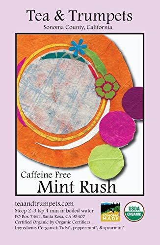 Tea & Trumpets USDA Organic Mint Rush Loose Leaf Herbal Tea - 4 oz