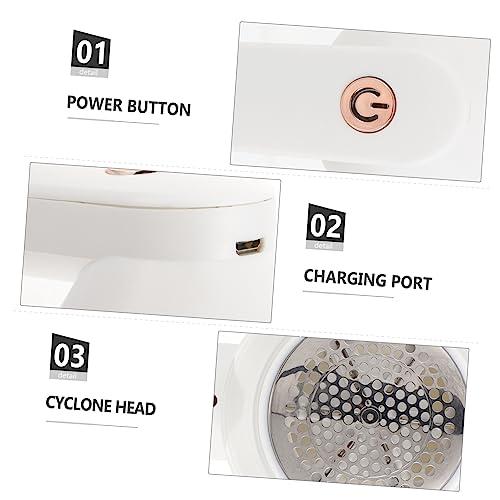 KOMBIUDA KOMBIUDA Carpet Lint Scraper Carpet Shaver Fuzz Remover Fabric Shaver Sweater Shaver Portable Lint Remover Fuzz Shaver Sofa Lint Brush Home Tools White Metal Electric