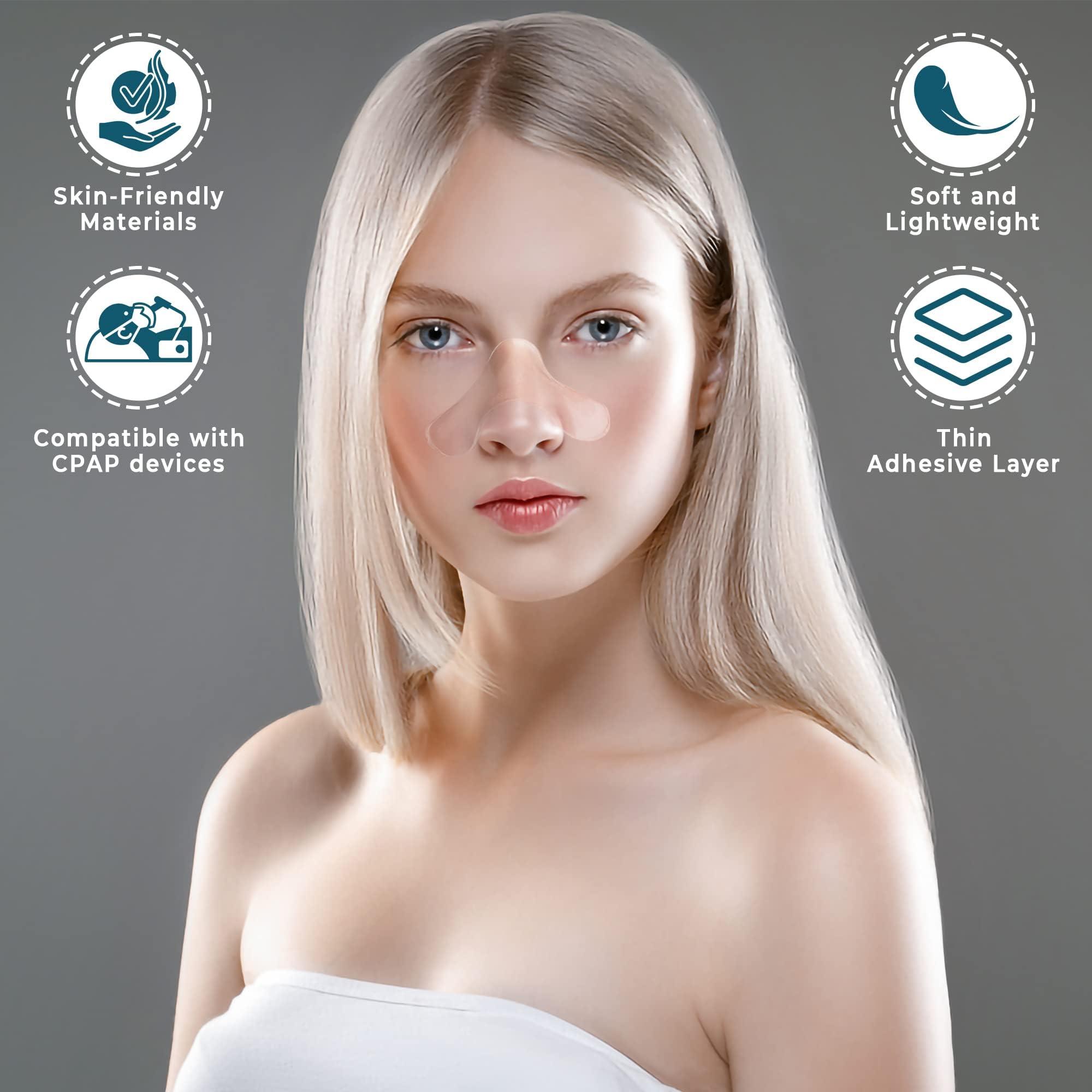 M.B. Leaf 2 Pack CPAP Nose Gel PAD - Nose Protector for Mask (Small - Case of 2) (Small - Case of 2)