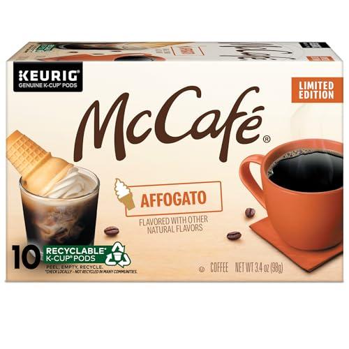 McCafe McCafe Affogato, Single Serve Keurig K-Cup Pods, Flavored Coffee, Limited Edition, 60-Count Box (6 Packs of 10)