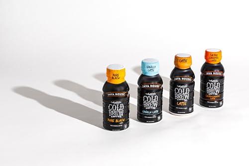 Java House Java House Cold Brew Coffee, 6 Pack of 8oz Bottles, Ready to Drink Instant Cold & Iced Coffee (Vanilla Latte)
