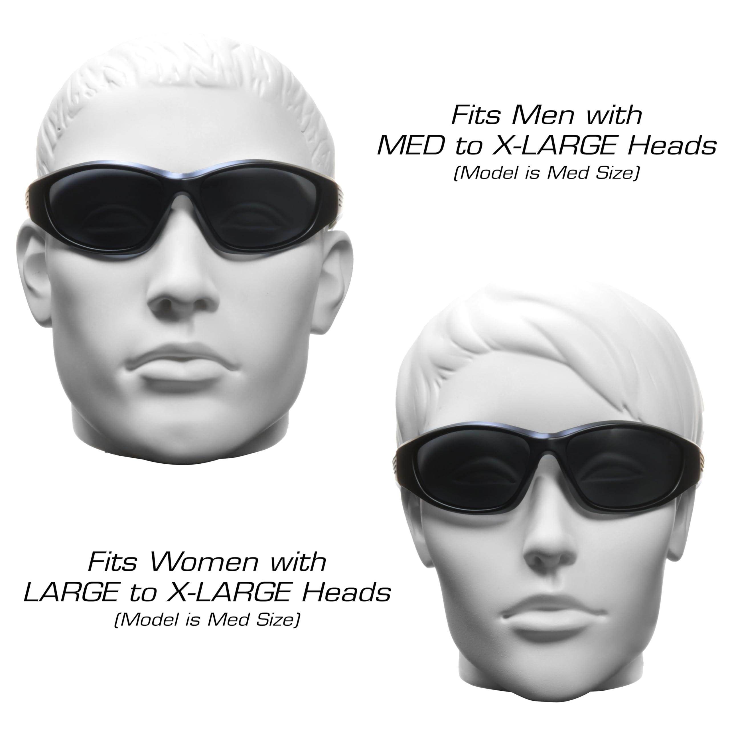 Bikershades Biker Armour Polarized Bifocal +2.00 Reading Sunglasses Oval Wrap Around Sport Tortoise Frame Brown Lens