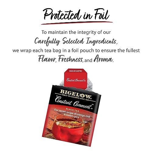 Bigelow Tea Bigelow Tea Constant Comment Black Tea, Caffeinated Tea, 20 Count Box (Pack of 6), 120 Total Tea Bags