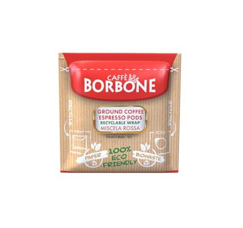 Caff Borbone Caffe Borbone Espresso Paper Pods, Red Blend, Strong and Creamy, Medium Roast ESE Pods, Authentic Italian Espresso - 50 Count