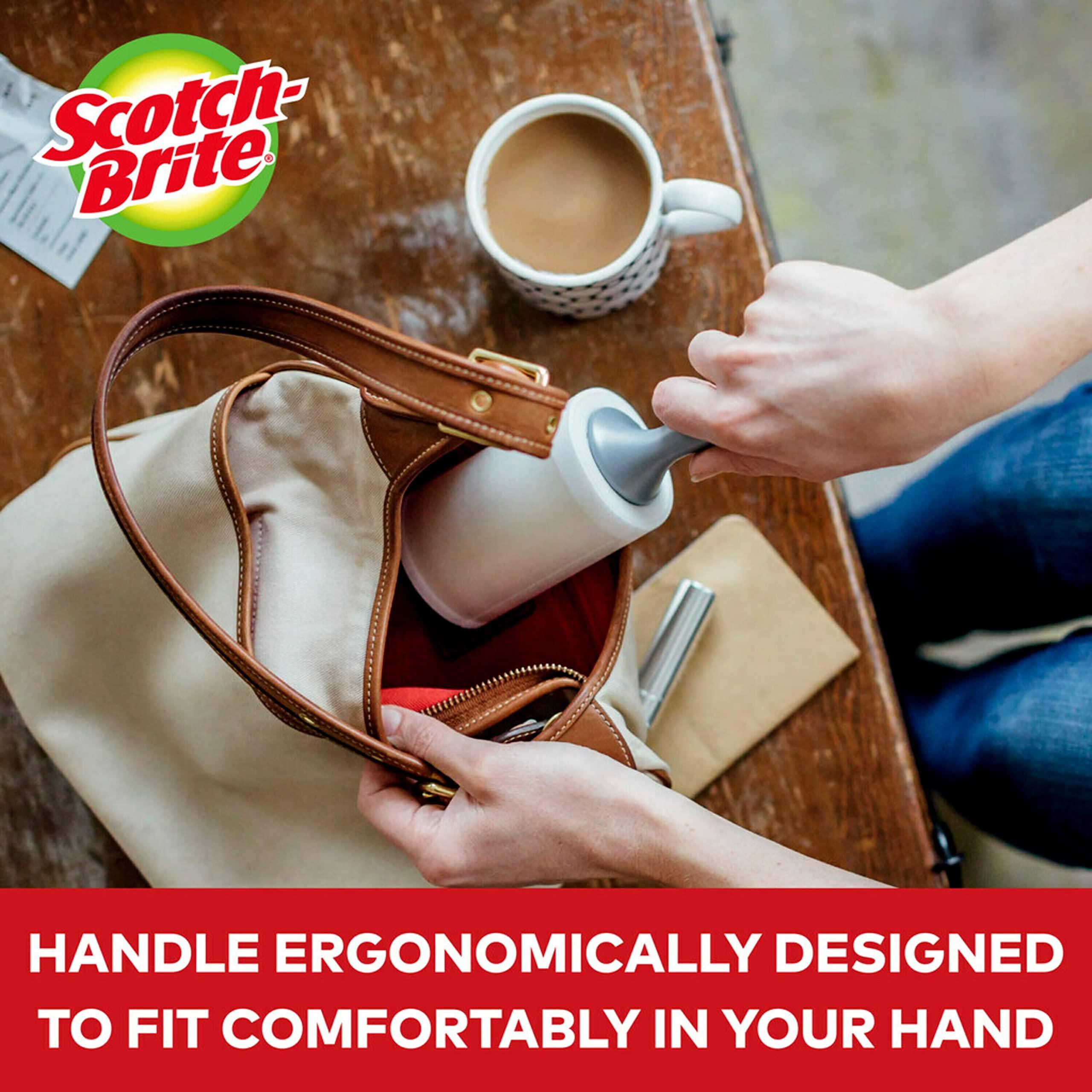 Scotch-Brite Scotch-Brite Lint Roller Refill, Works Great On Pet Hair, 60 Sheets ( Pack Of 6 ) ( Packaging May Vary )