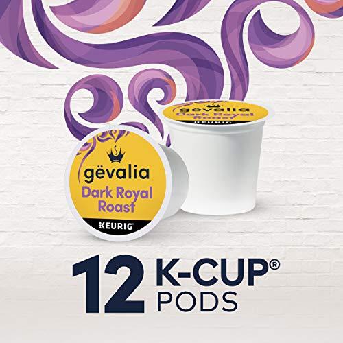 Gevalia Gevalia Dark Royal Roast K-Cup Coffee Pods (72 Pods (6 Boxes of 12))
