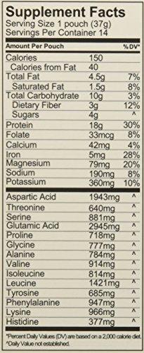 ALOHA ALOHA Organic Plant-Based Protein Powder, Vanilla, 1.14 Pounds (518g) (Packaging May Vary)