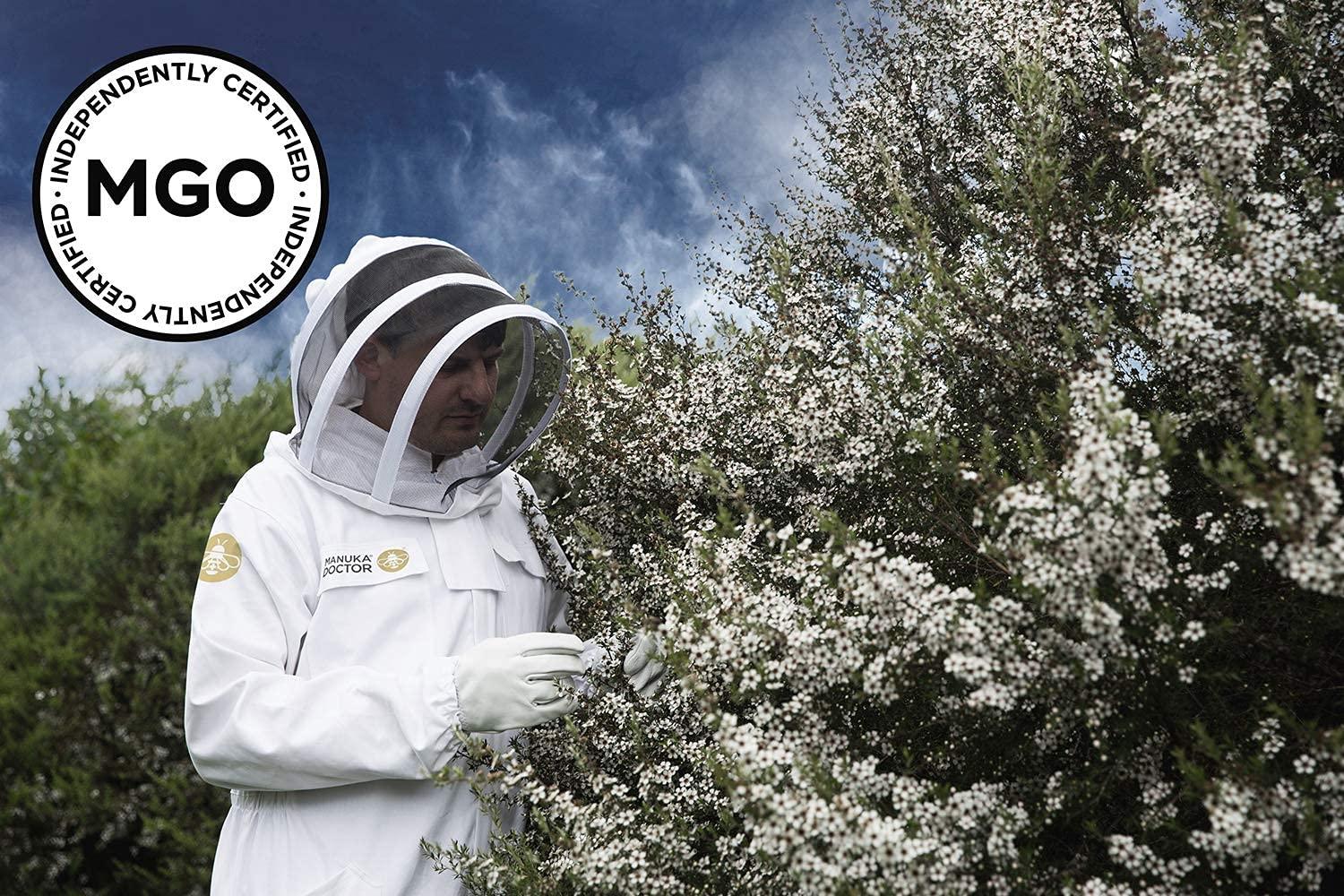 Manuka Doctor MANUKA DOCTOR - Manuka Honey MGO 80+ Multifloral & MGO 525+ Monofloral Value Bundle, 100% Pure New Zealand Honey. Certified. Guaranteed. RAW. Non-GMO, 2 x 8.75oz Pots