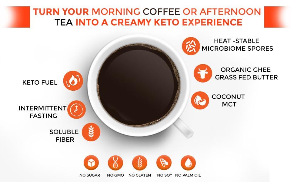 Neutrient The Science of Nature Neutrient Butterfat Keto MCT Oil Powder | with Coconut Sourced MCT Oil & Ghee with Grass Fed Butter | Delicious Morning Keto Coffee Creamer for Ketosis Support | Fuel for Body & Brain
