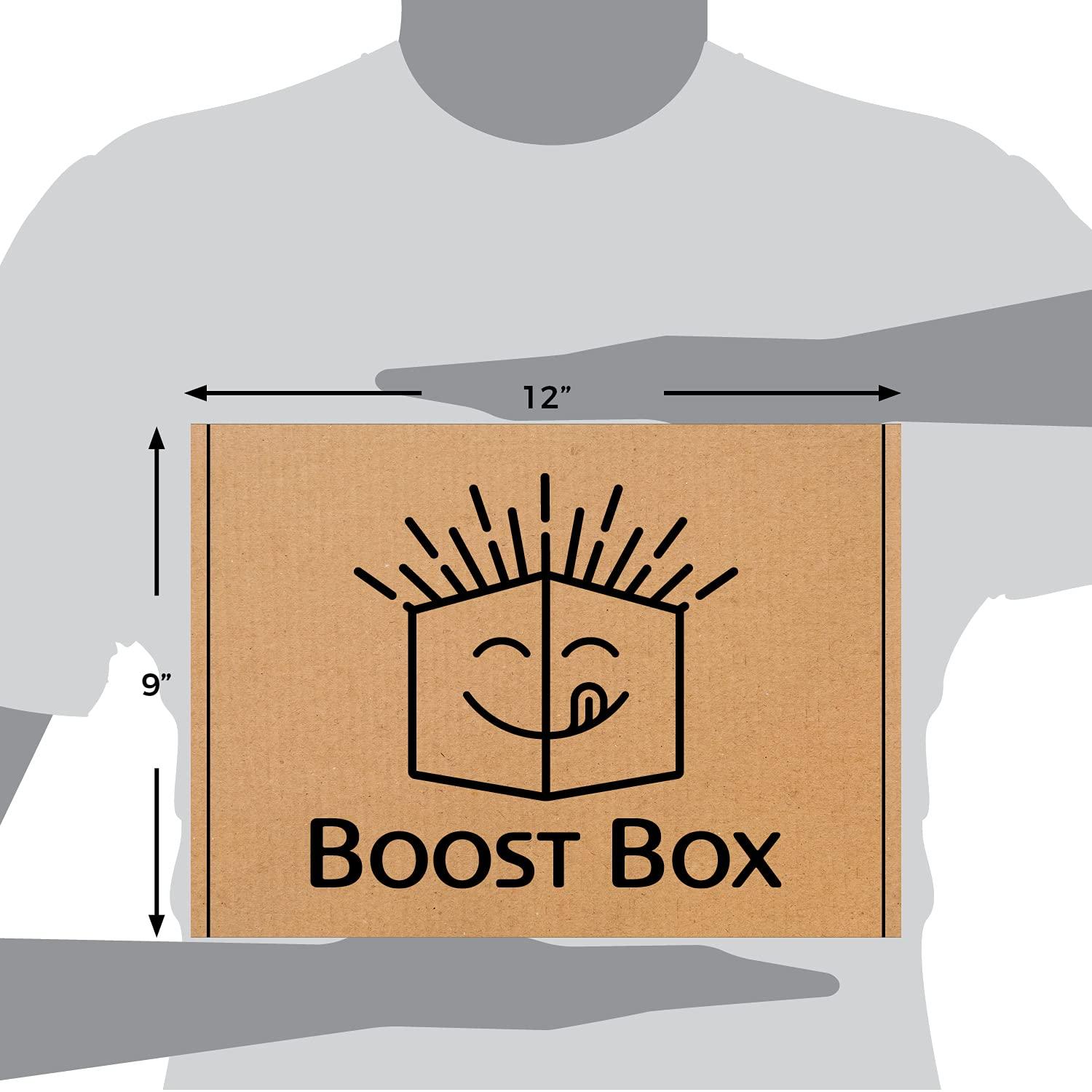 BoostBox BOOST BOX (45 Count) Premium Snack Boxes, Care Packages & Gifts Baskets for Kids Variety Pack Mix Gift Sampler Chips Cookies Candy Treats Office Staff Military Adults Kids College Students Birthday Recognition