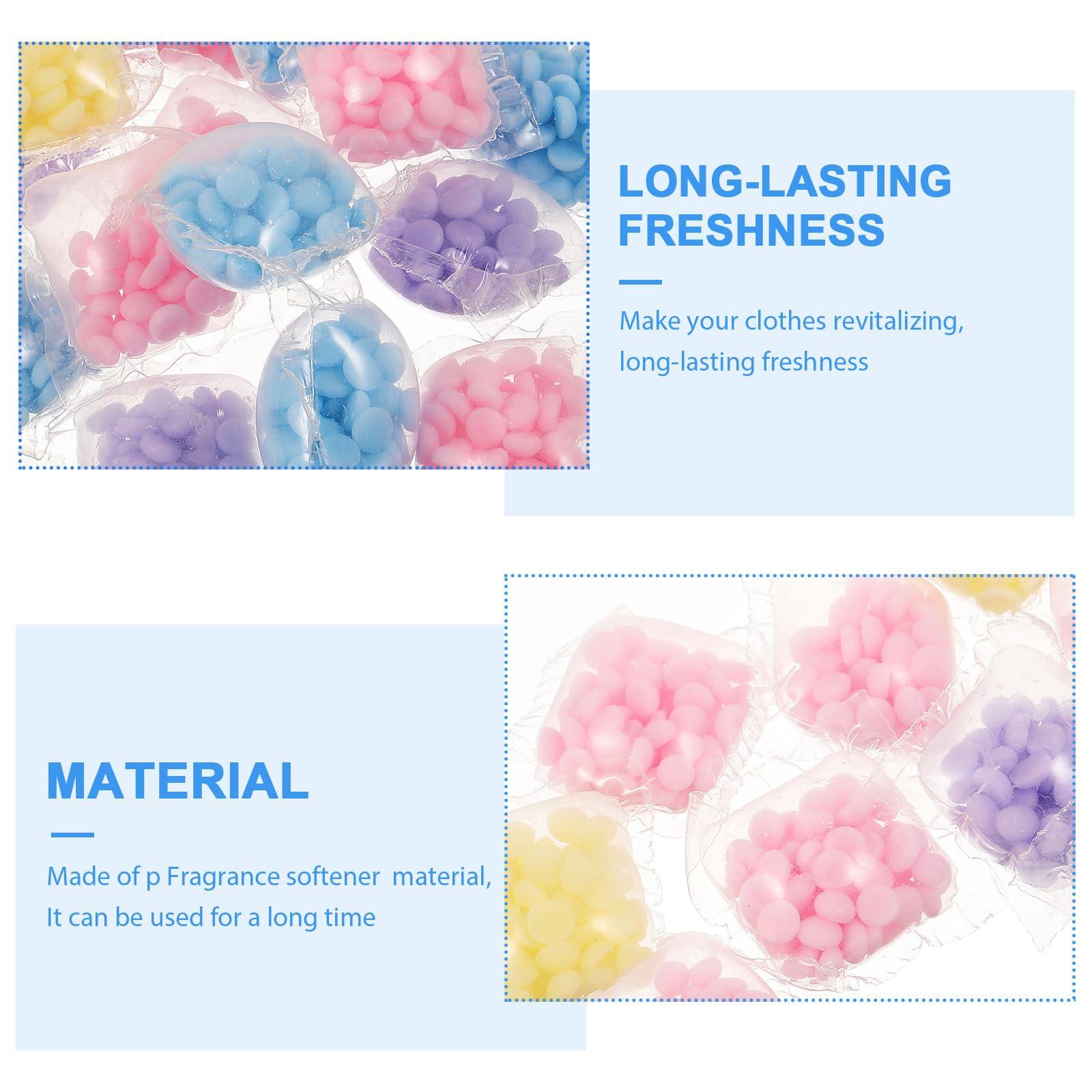 DOITOOL 50 Scent Beads Laundry Bulk Lavender Freshener Lasting in-wash Fragrant Washer Fabric for Smelling Laundry Booster Beads Fresh in Softener Assorted Clothes Beads: G Wash